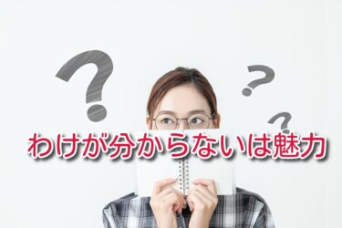 「わけが分からない」は魅力だけれど